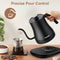 BrewCraft Precision Kettle – 1300W Temp-Control Pour Over | Coffee & Tea Brewer | Trufairs
