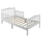 Stylish Wooden Toddler Bed - Durable Construction, Guardrails for Safety, Easy Assembly, Perfect for Kids' Bedroom Furniture
