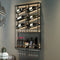 UrbanCraft Wall Wine Organizer – Space-Saving Metal Rack | Wine Storage | Trufairs