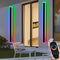 Extra-Long RGB Outdoor LED Wall Light – Remote Dimmable Strip | Modern Exterior Facade Accent | Trufairs