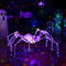 3ft Pre-Lit Iridescent Spider Halloween Decoration – 340 LED Lights | Weatherproof Outdoor Decor | Trufairs