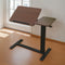 FlexiCare Pro Folding Overbed Table – Walnut & Black