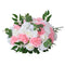 Vintage Pink & White Silk Flower Balls – Elegant Wedding Centerpieces | Decorative Floral Accents | Trufairs