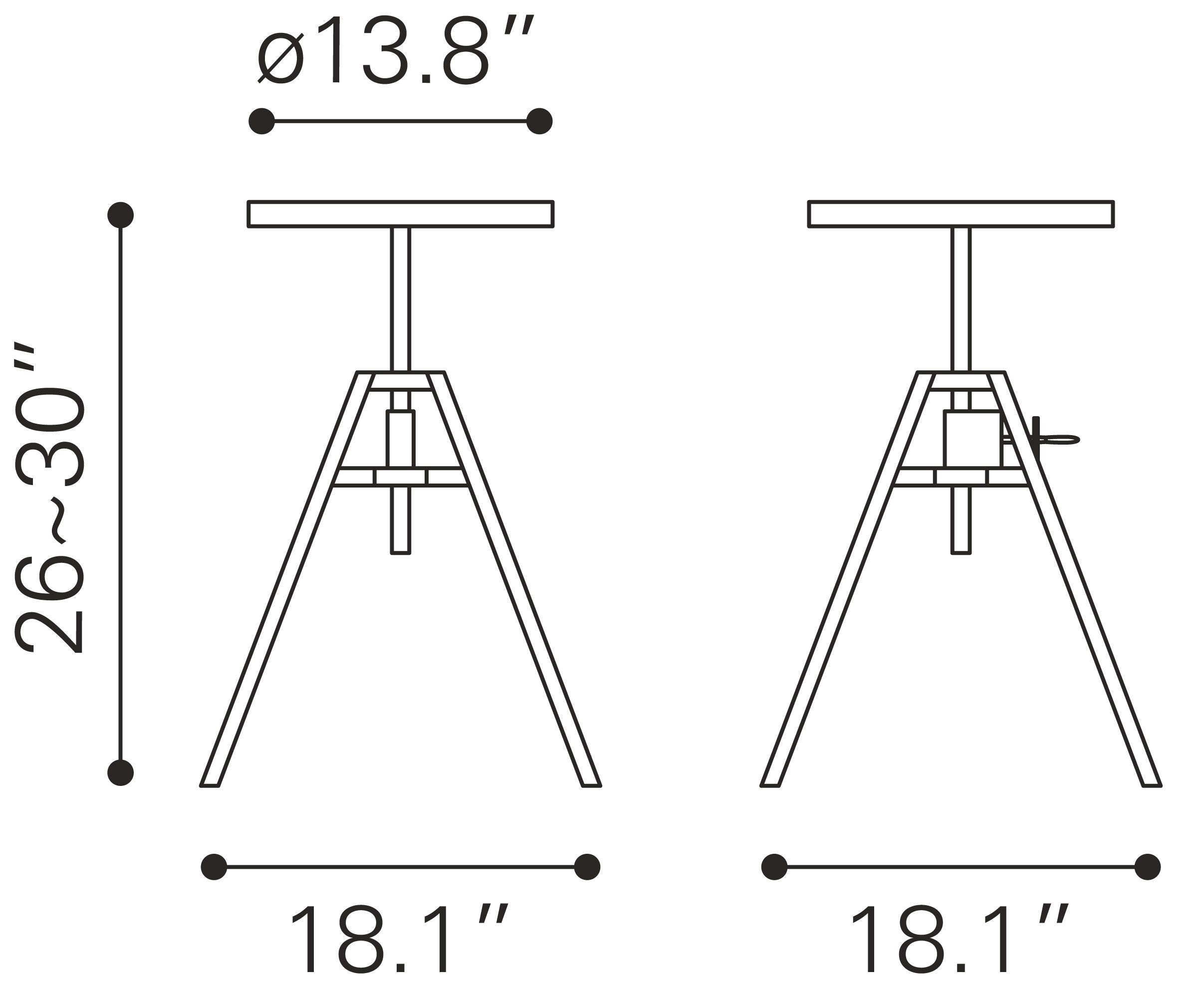 Mercy Counter Stool Silver