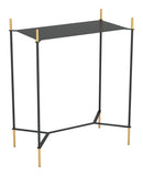 Austin Side Table Black & Gold