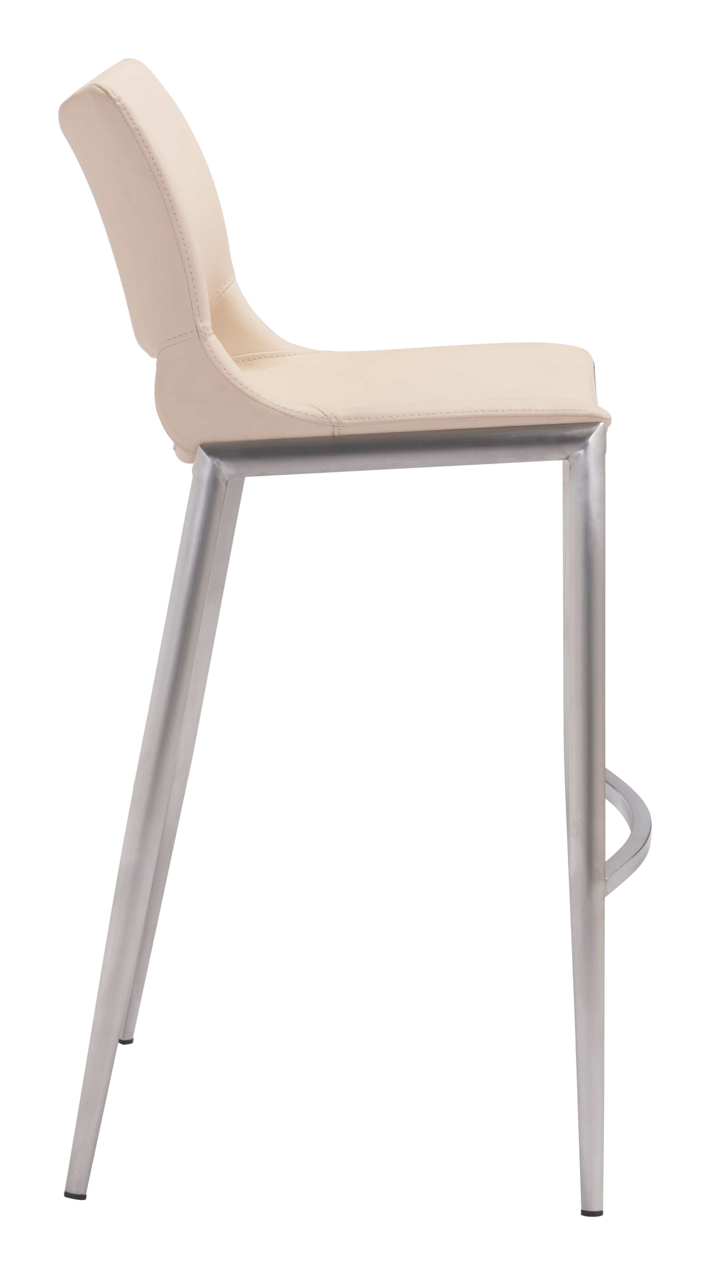 Ace Barstool Light Pink & Silver