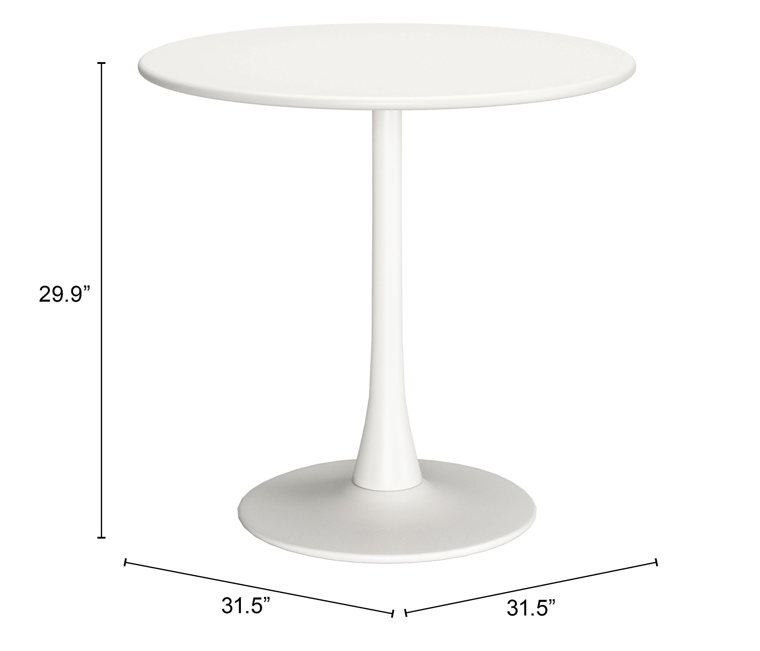 Soleil Dining Table White