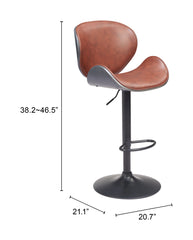 Meyane Barstool Brown