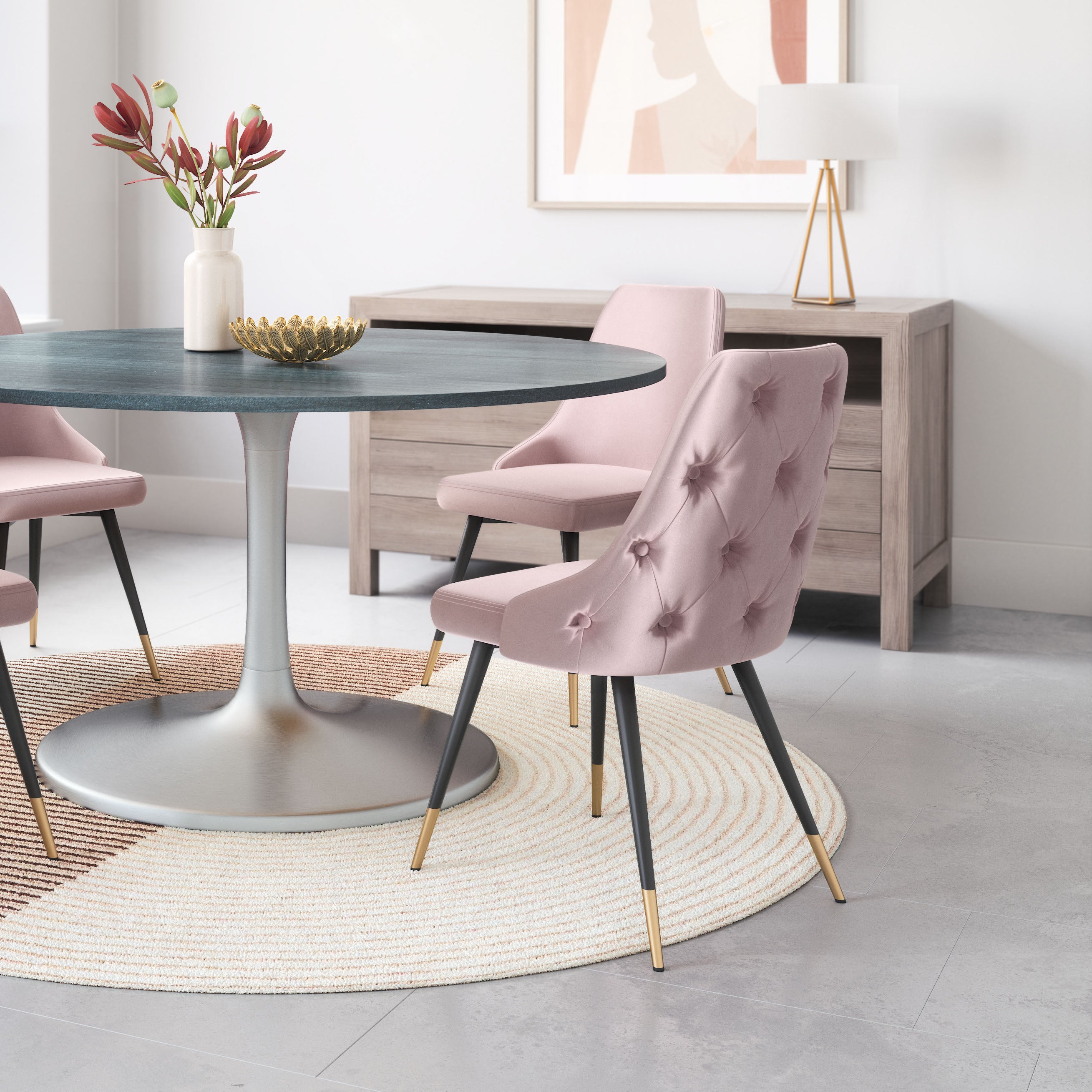 Piccolo Dining Chair Pink