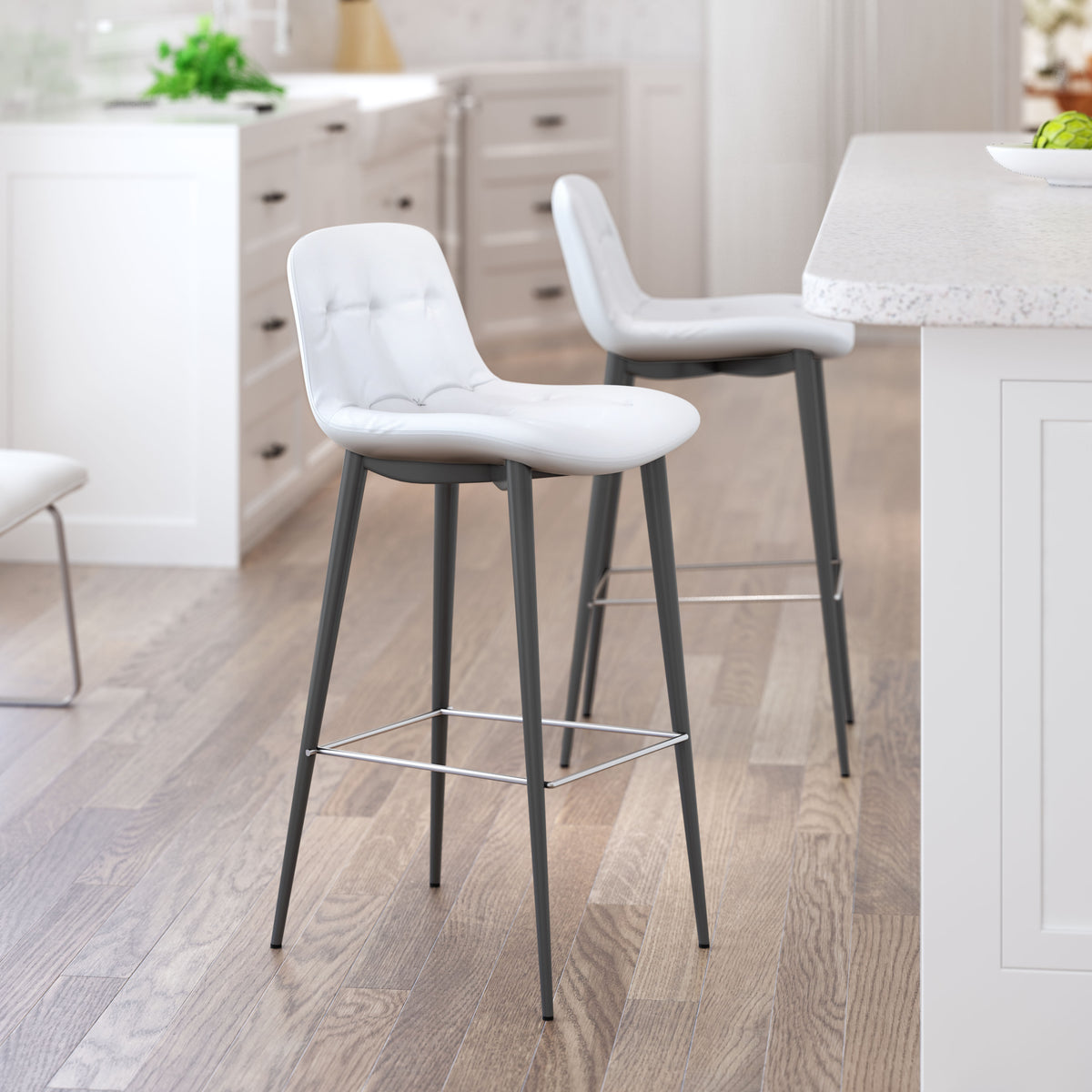 Tangiers Barstool White