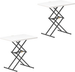 Foldable Table & Step Stool – Heavy-Duty, Portable, Adjustable Height, Indoor/Outdoor Use - Media 1