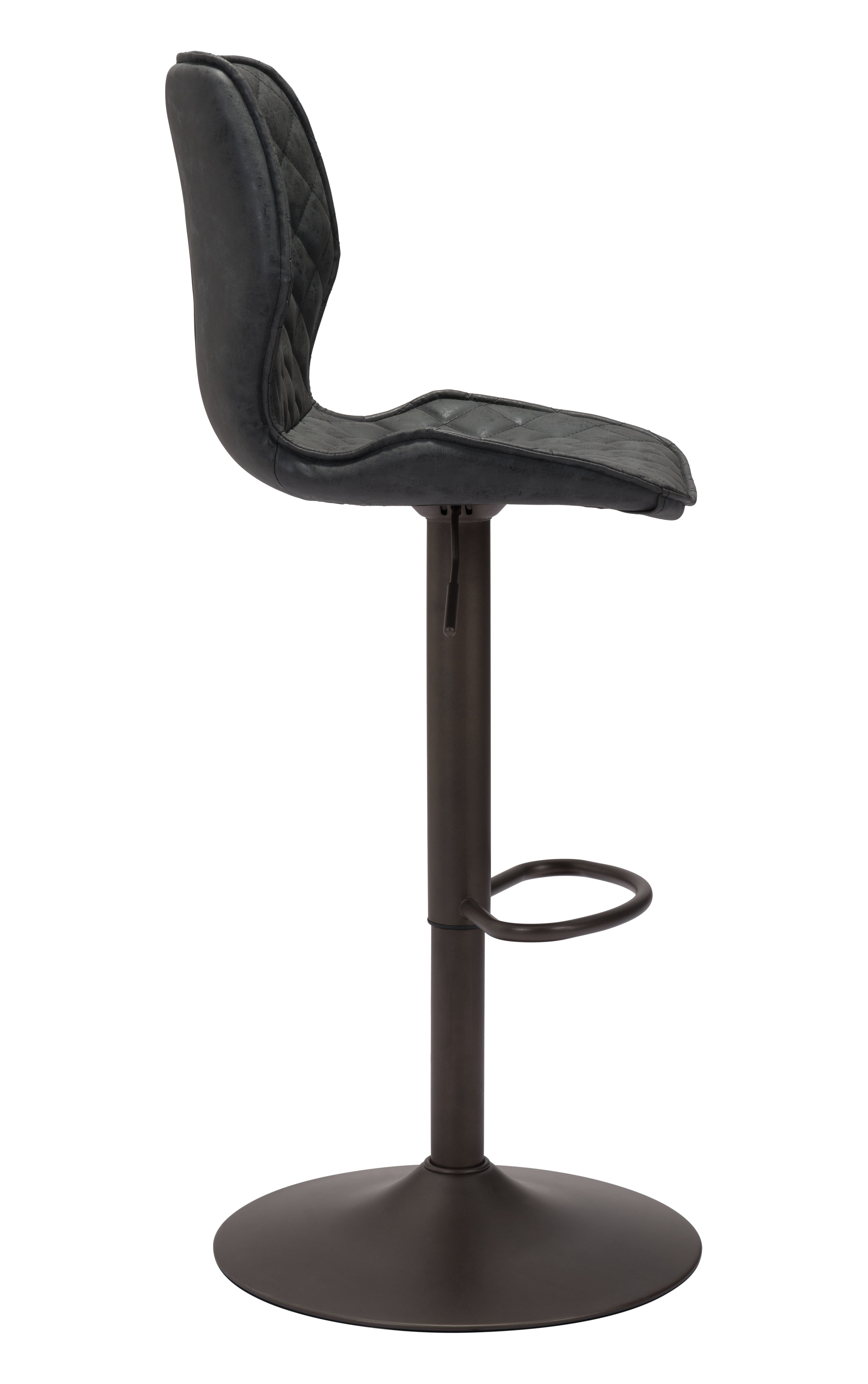 Seth Barstool Vintage Black & Dark Bronze