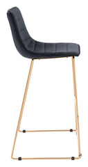 Adele Barstool (Set of 2) Black & Gold