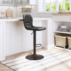 Vital Barstool Vintage Black & Dark Bronze