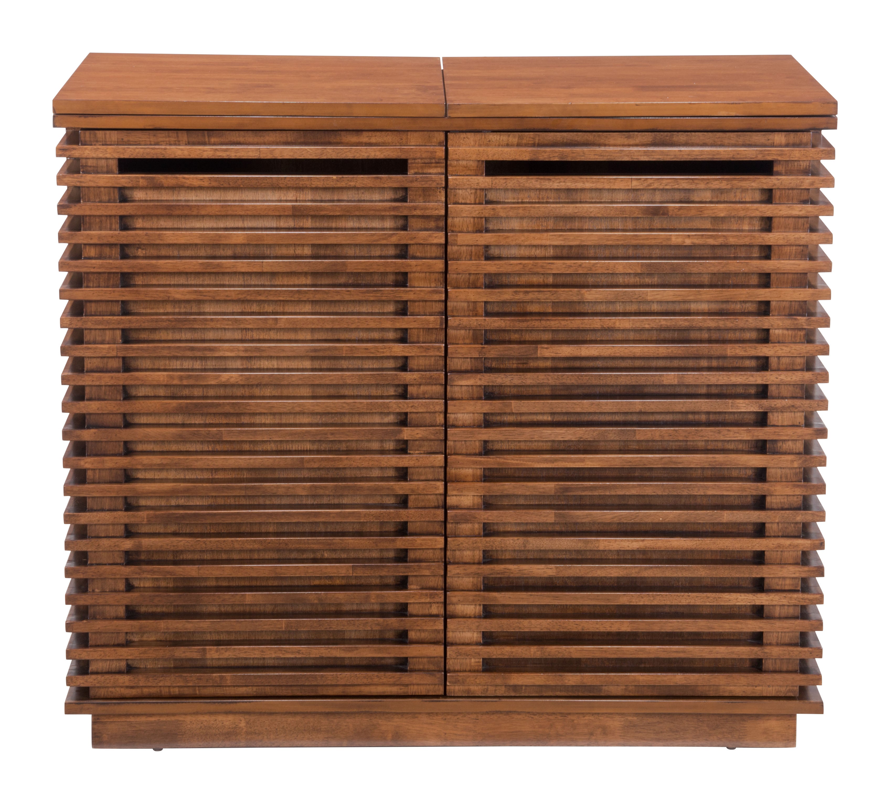 Linea Bar Cabinet Walnut