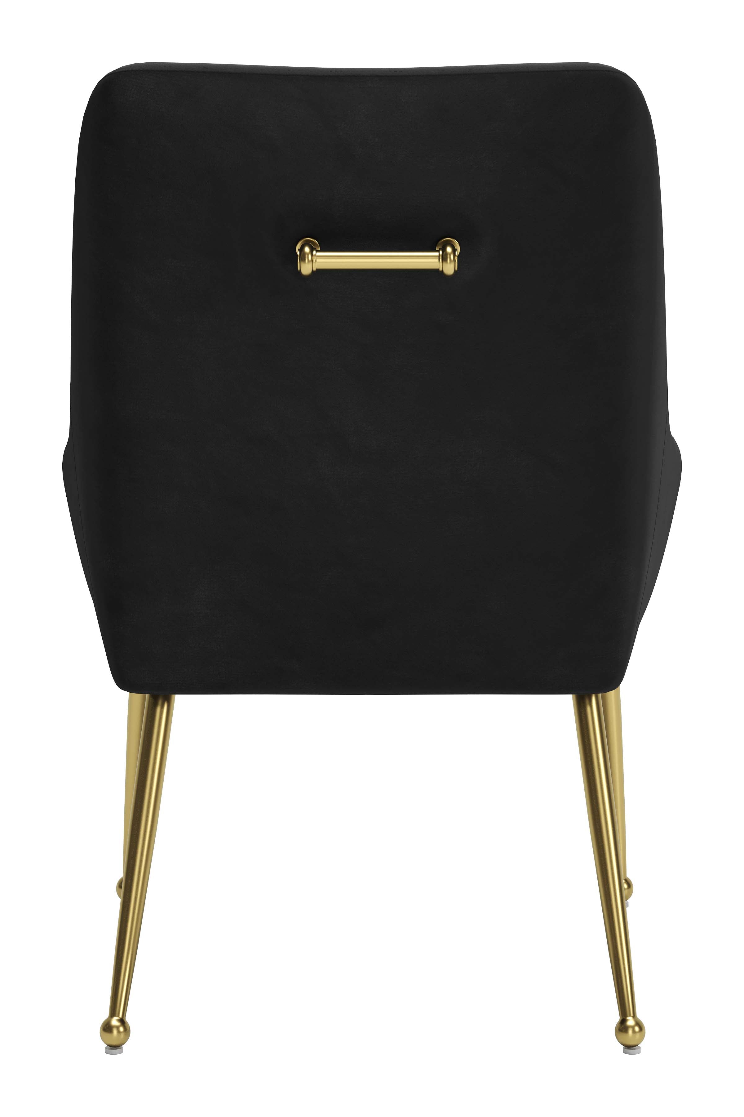 Maxine Dining Chair Black & Gold