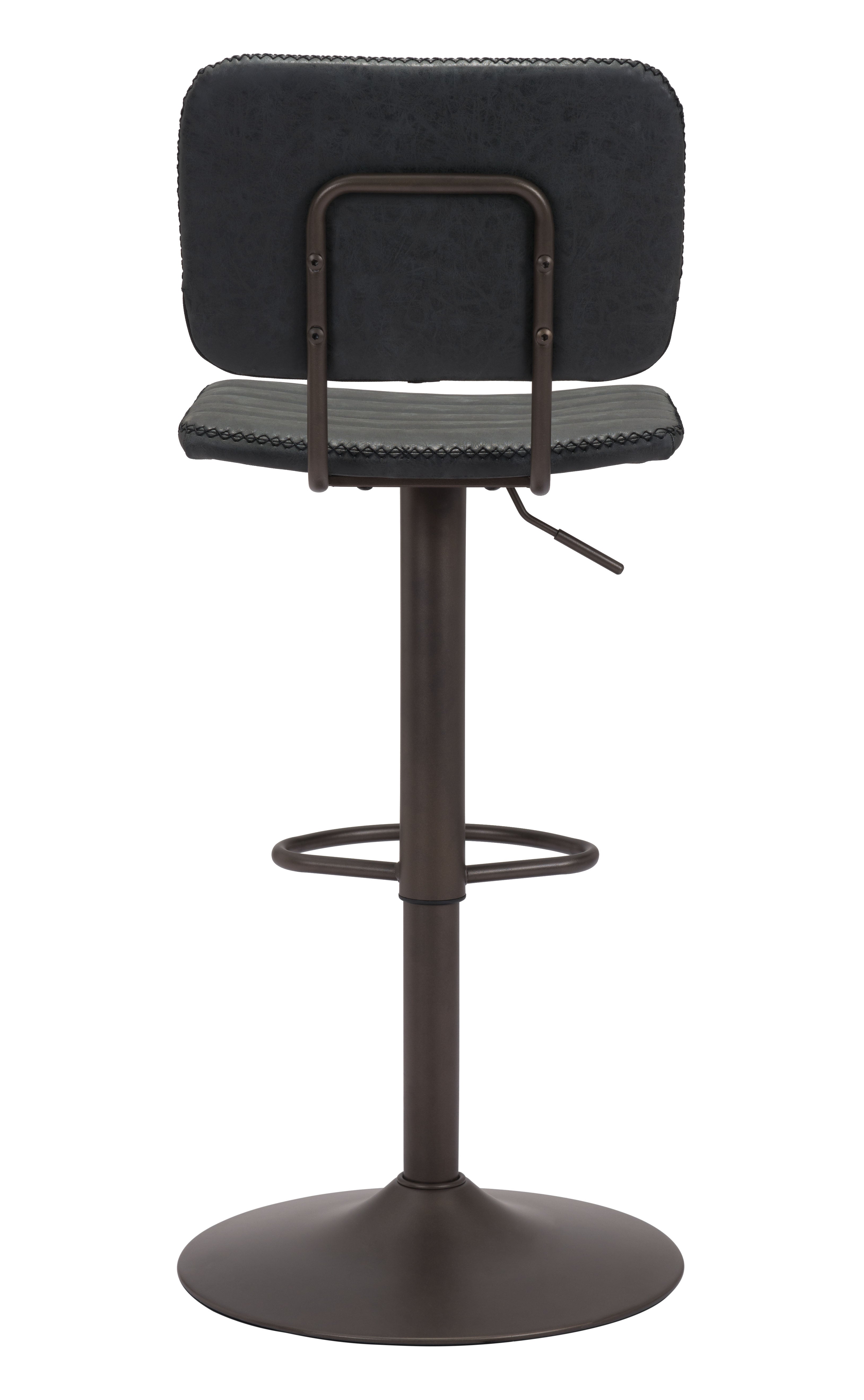 Holden Barstool Vintage Black & Dark Bronze