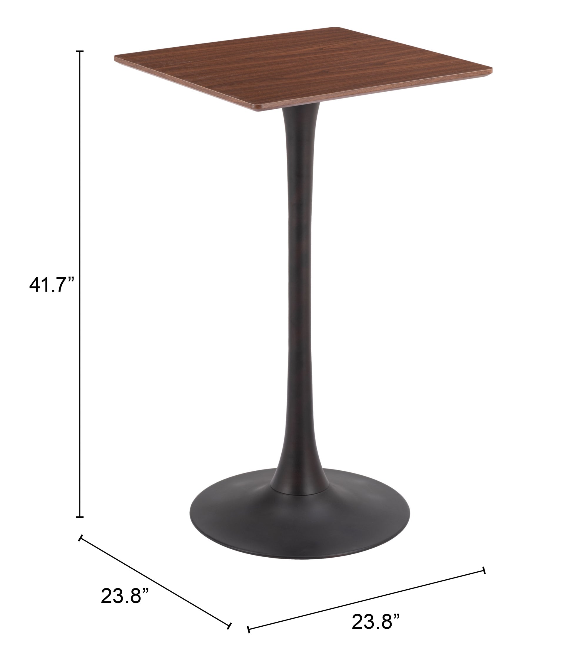 Valleta Bar Table Brown