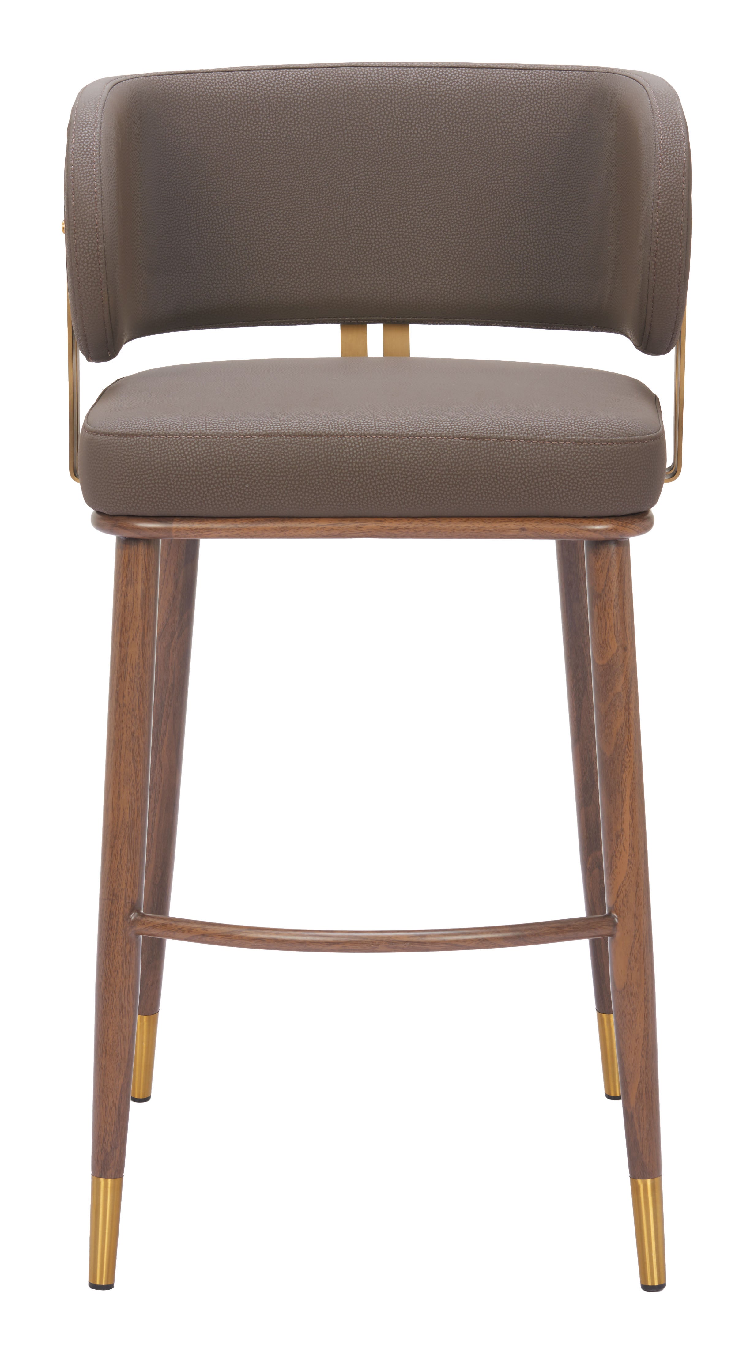 Brew Barstool Brown & Walnut