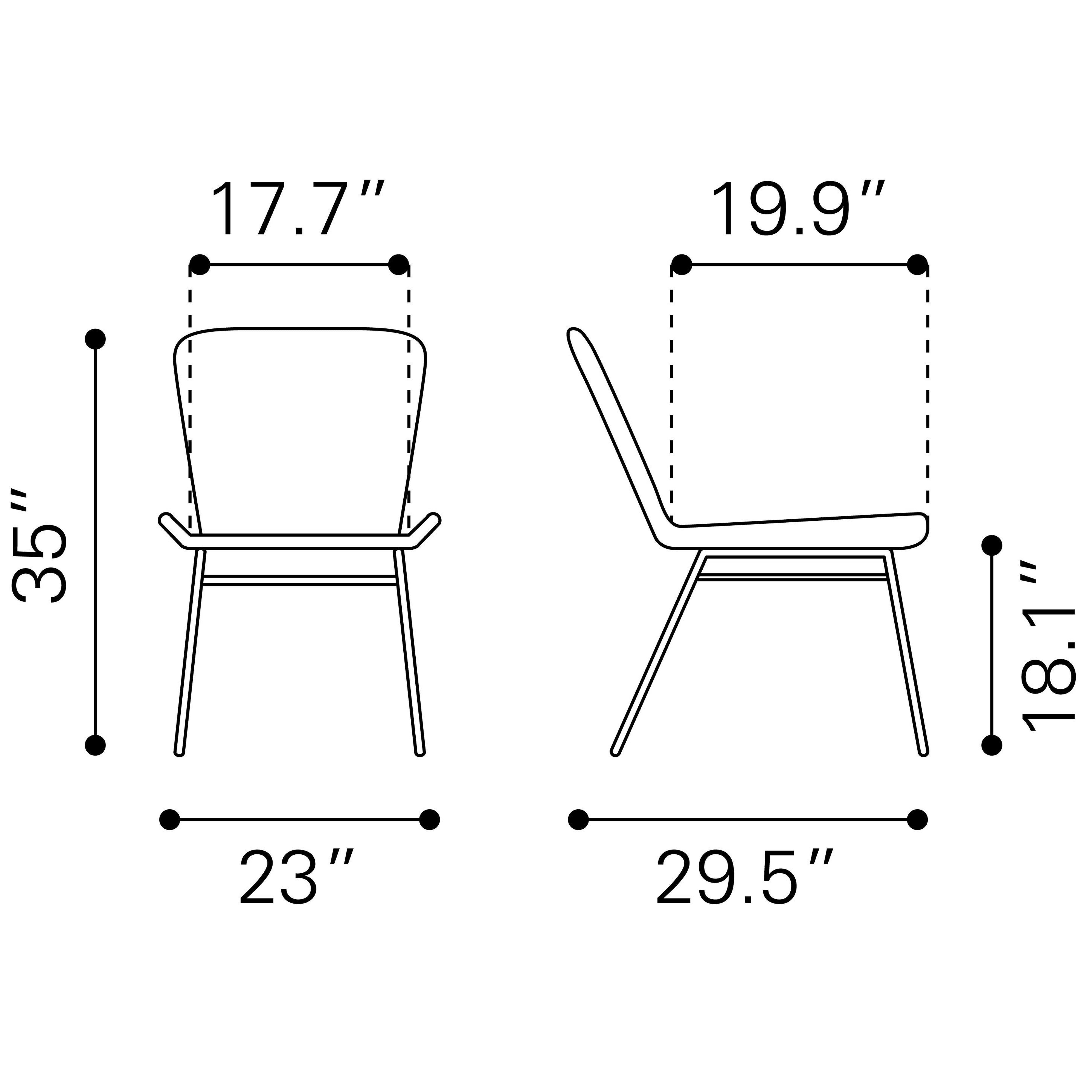 Lorena Dining Chair (Set of 2) Natural