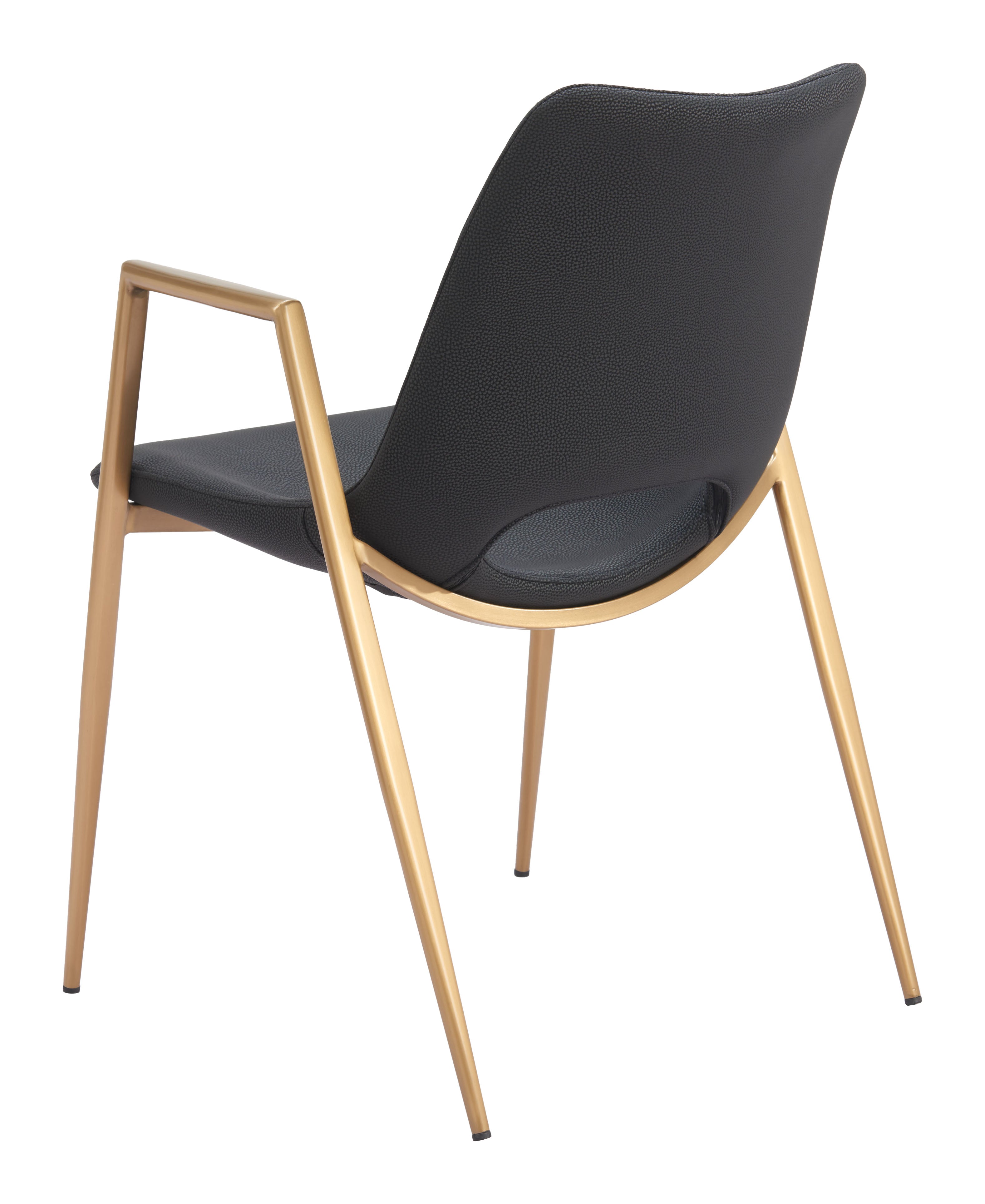 Desi Dining Chair Black & Gold