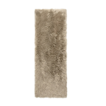 Faux sheepskin rug C-White close-up showing 2.8-inch plush pile texture