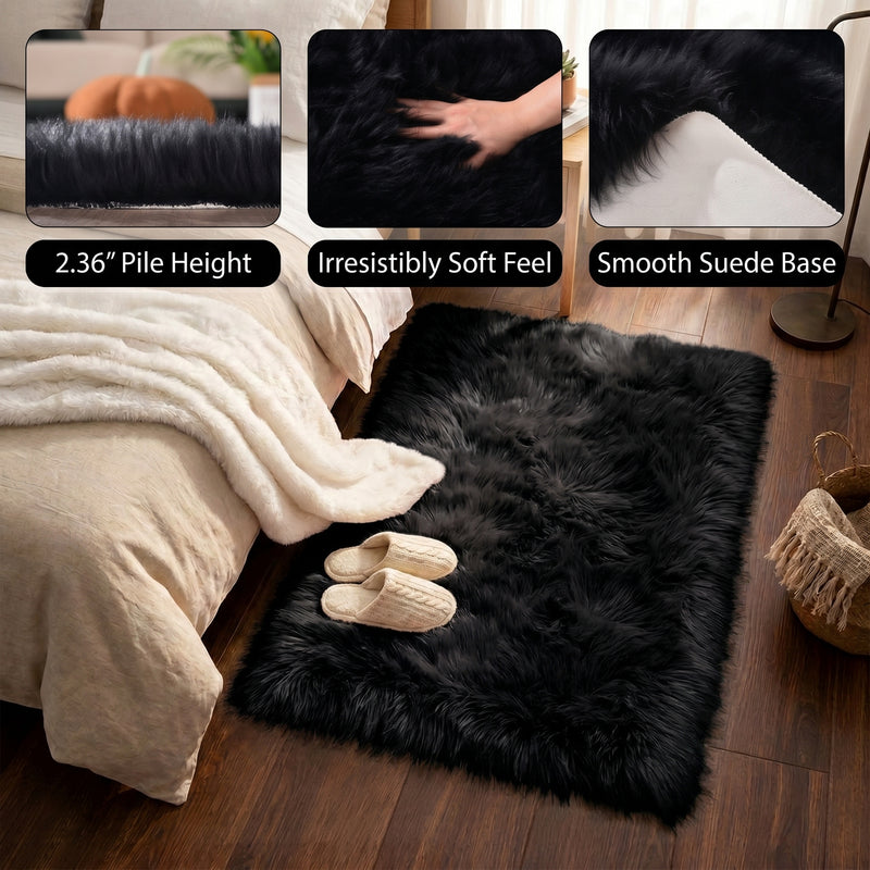 Faux sheepskin rug lifestyle scene — confirm content before setting alt text