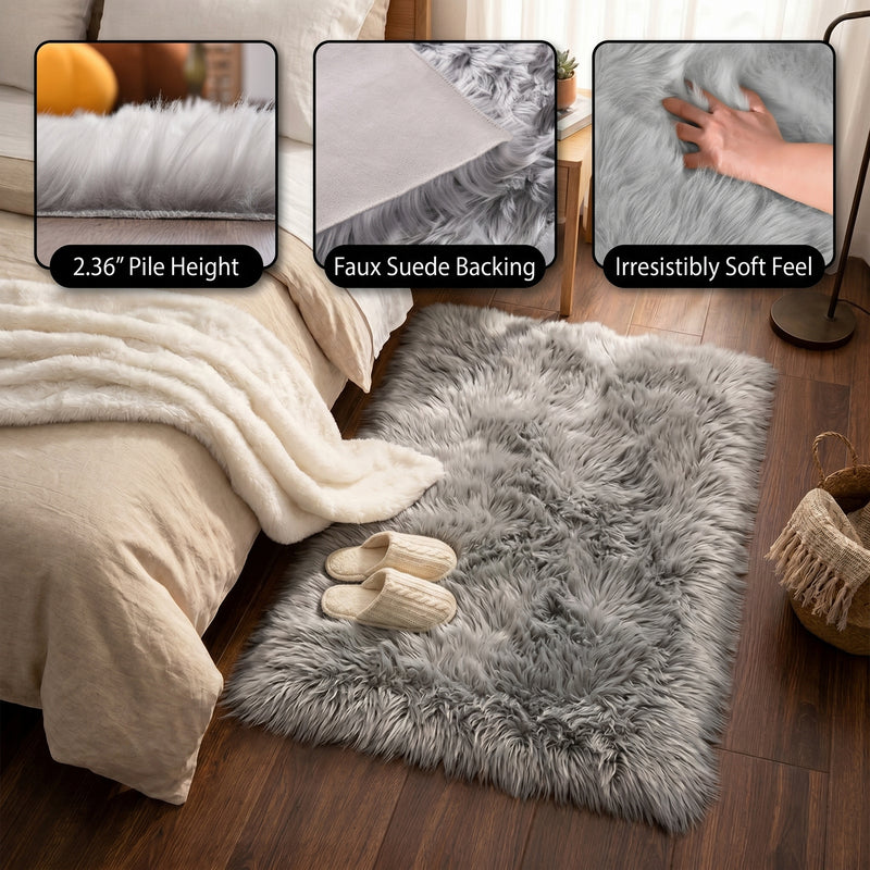 Faux sheepskin rug lifestyle scene — confirm content before setting alt text