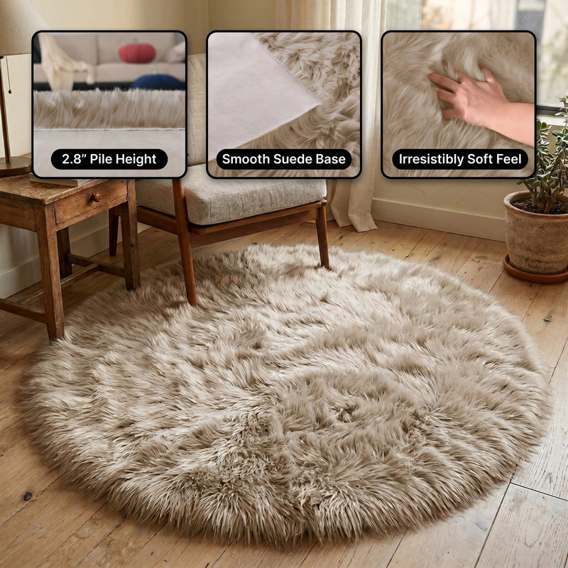 Faux sheepskin rug lifestyle scene — confirm content before setting alt text