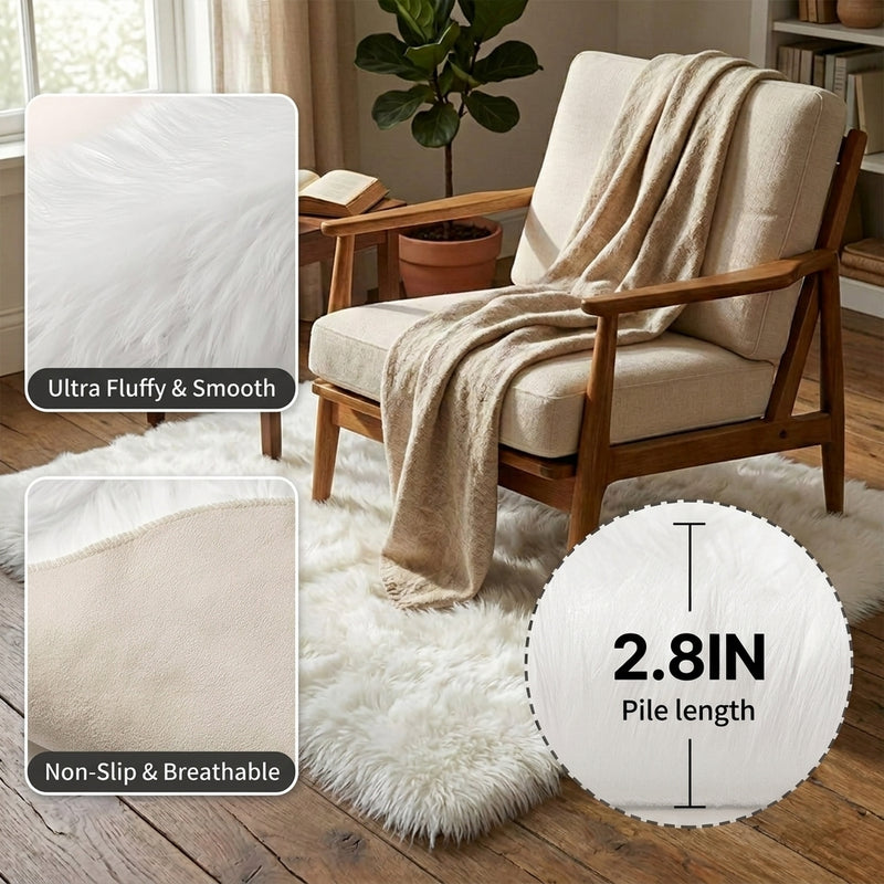 Faux sheepskin rug lifestyle scene — confirm content before setting alt text