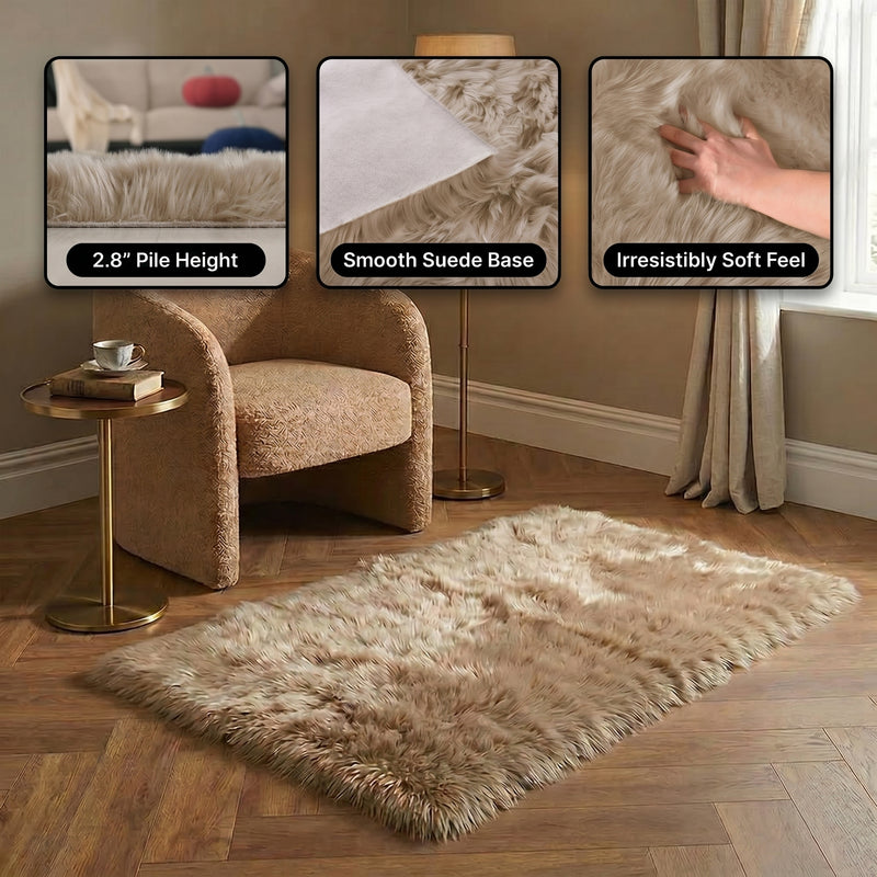 Faux sheepskin rug lifestyle scene — confirm content before setting alt text