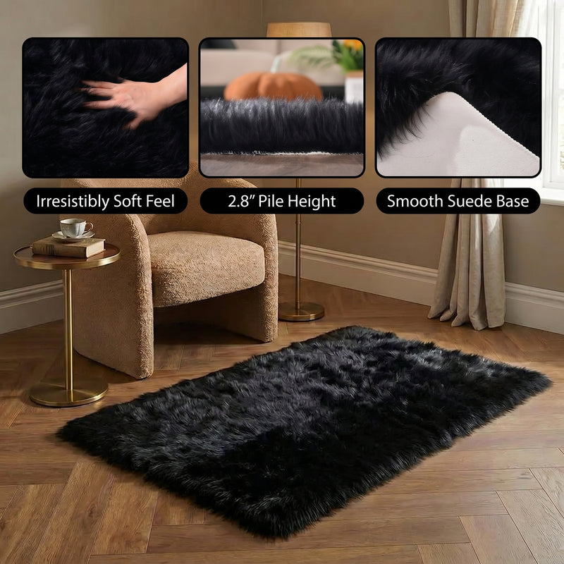 Faux sheepskin rug lifestyle scene — confirm content before setting alt text