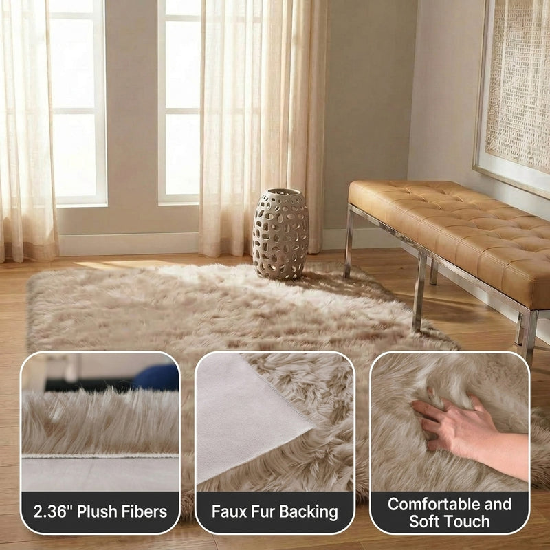 Faux sheepskin rug lifestyle scene — confirm content before setting alt text