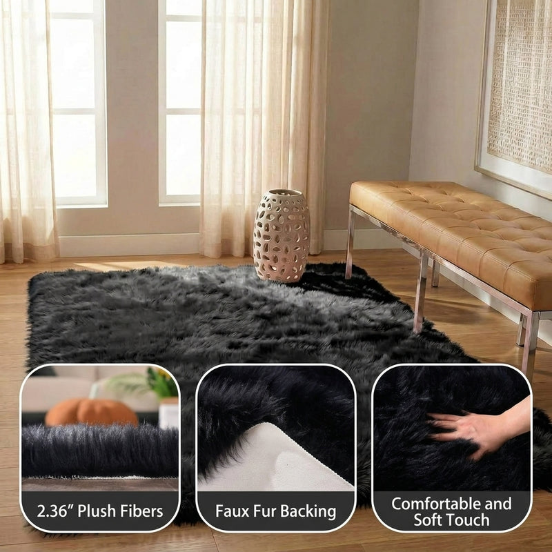 Faux sheepskin rug lifestyle scene — confirm content before setting alt text
