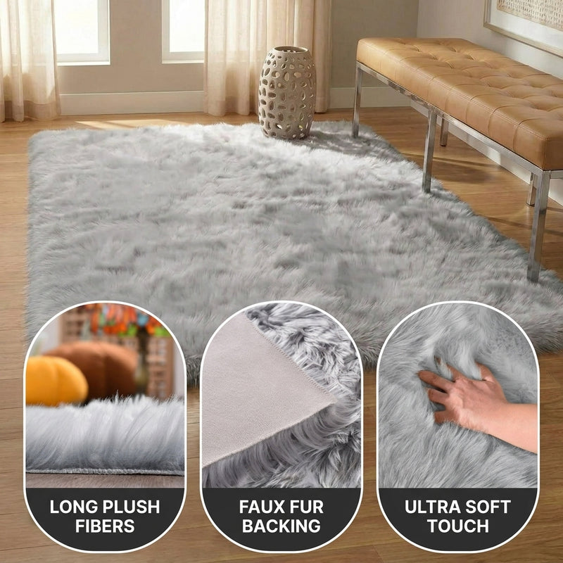Faux sheepskin rug lifestyle scene — confirm content before setting alt text