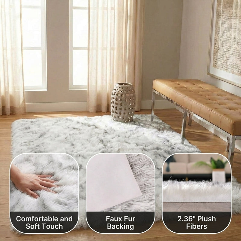 Faux sheepskin rug lifestyle scene — confirm content before setting alt text