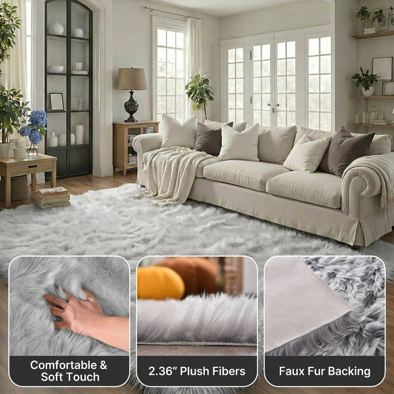 Faux sheepskin rug lifestyle scene — confirm content before setting alt text