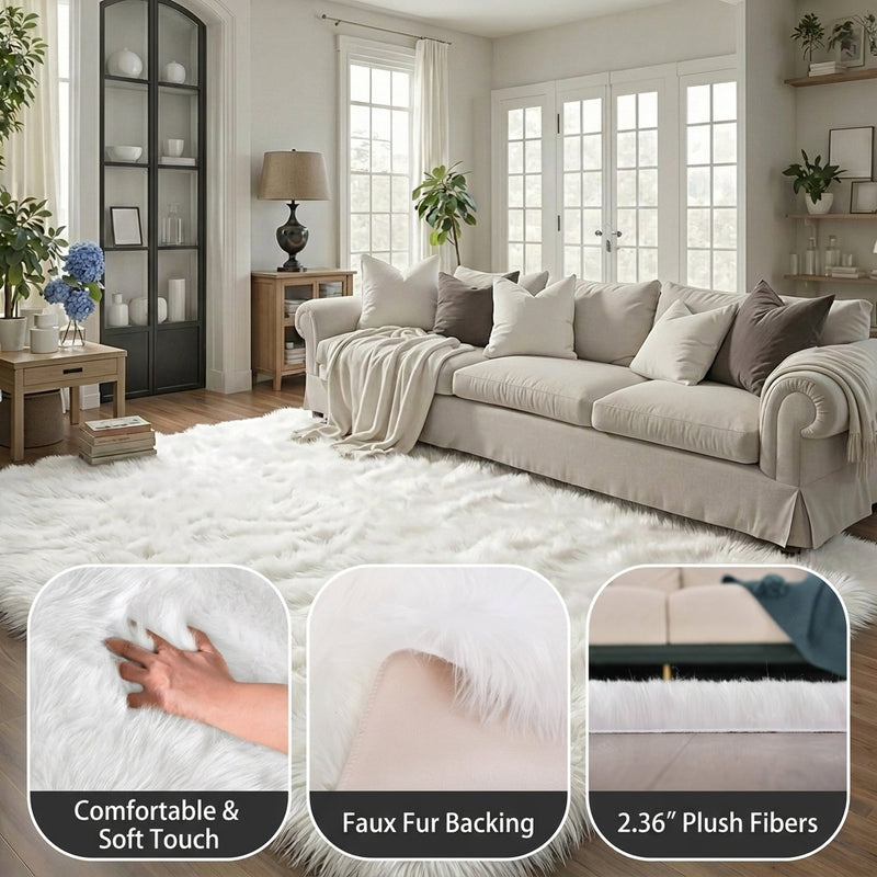 Faux sheepskin rug lifestyle scene — confirm content before setting alt text