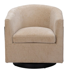 Hanko Swivel Chair Golden Beige