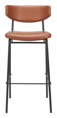 Charon Barstool (Set of 2) Vintage Brown