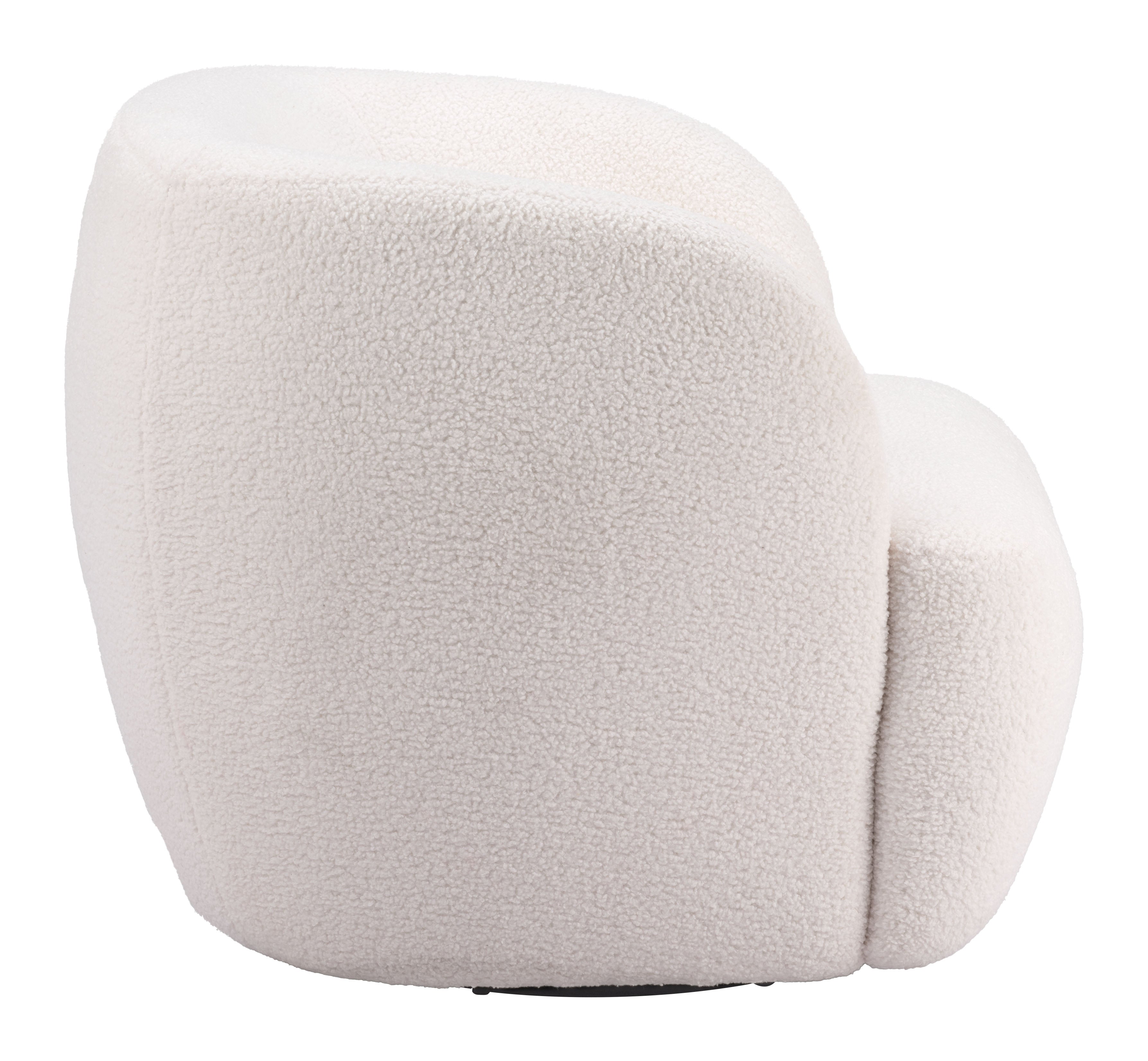 Govan Swivel Chair Ivory