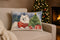 Exclusive Waiting on Christmas American Eskimo Throw Pillow - Premium 12" x 16" Holiday Collection