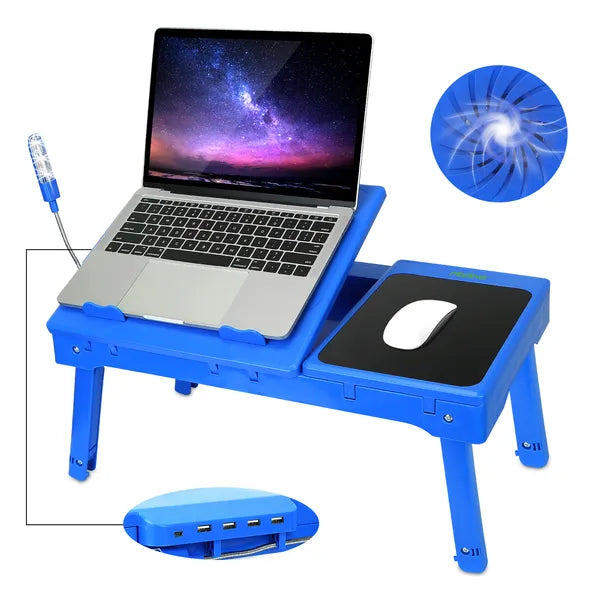 Ultimate Ergonomic Multi-Function Laptop Workstation with Advanced Cooling Technology