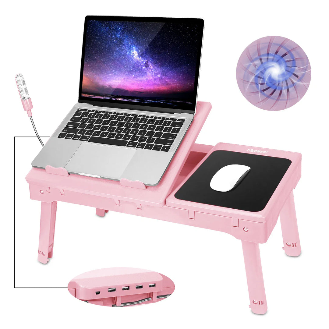 Ultimate Ergonomic Multi-Function Laptop Workstation with Advanced Cooling Technology