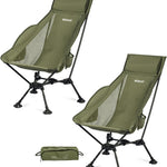 sturdy metal frame camping chair for outdoor use