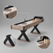 11.5 ft Shuffleboard Table – 2-in-1 Shuffleboard & Bowling Combo Game Set | Arcade Game Table | Trufairs