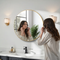 Modern 36-Inch Round Metal Frame Mirror – Sleek and Versatile Wall Decor | Wall Mirror | Trufairs