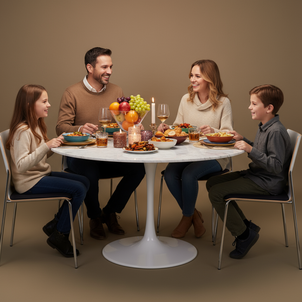 Phoenix Dining Table White