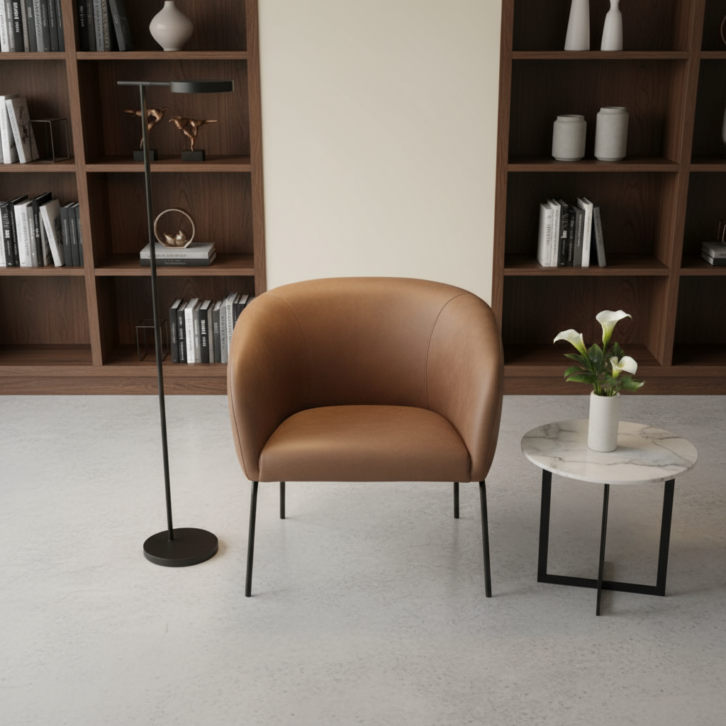 QUINTEN ACCENT CHAIR BRN