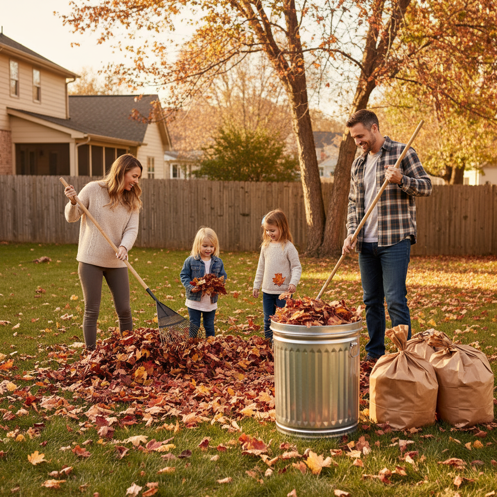 31-Gallon Steel Trash Can